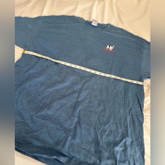 Vintage Y2K ‘01  Men’s Big Dogs Comin’ Thru Blue Graphic Logo Short Sleeve Tee. - Picture 3 of 12